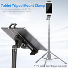 Load image into Gallery viewer, Universal 1/4'' Thread Tripod Mount Holder Stand Bracket Extendable Adapter For iPad 2/3/4/Air/Air 2
