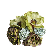 Load image into Gallery viewer, Nordic peony bouquet anemone wedding bridal bouquet silk artificial flowers DIY scrapbook flores artificiales room decor
