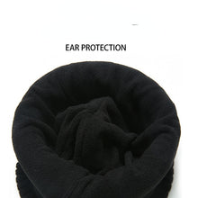 Load image into Gallery viewer, Winter Retro Men's Thickened plus Fluff Knitted Hat Fashionable Solid Color All-Matching Closed Toe Beanie Hat Sports Cold-Proof Woolen Cap

