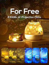 Load image into Gallery viewer, Star Projector Light Colorful Music LED Night Lights USB Charging/Rotatable/Sing Project lamp Bedroom Party
