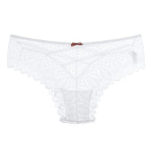 Load image into Gallery viewer, Panties Women Lace Underwear Sexy Low-Waist Briefs Hollow Out G String Underpant Solid Comfortable Female Lingerie
