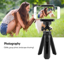 Load image into Gallery viewer, Adjustable Mini Tripod Desktop Phone Holder Compat Selfie Live Stream Video Watching Video Shooting
