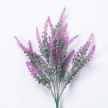 Load image into Gallery viewer, A Bunch of Provence Lavender Plastic Artificial Flowers False Plants Wedding Home Decoration Christmas Table Decoration
