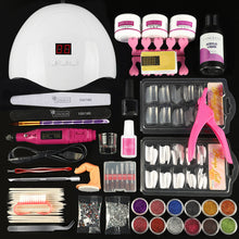 Load image into Gallery viewer, Acrylic Nail Kit With Machine Professional Manicure Set Nail Extension Kits Arcylic power Liquid Nail Tips All For Manicure
