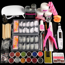 Load image into Gallery viewer, Acrylic Powder Set of Milling Cutters Nail Extension Set All For Manicure Gel Polish Set Nail Art Decorations Tools Nail Kit
