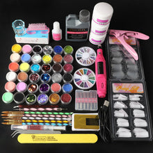 Load image into Gallery viewer, Acrylic Powder Set of Milling Cutters Nail Extension Set All For Manicure Gel Polish Set Nail Art Decorations Tools Nail Kit
