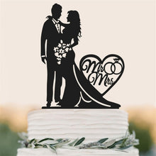 Load image into Gallery viewer, Acrylic Baking Decoration Happy Birthday Cake Topper  Wedding &amp; Engagement  Bride &amp; Groom  Boy &amp; Girl   Party  Anniversary
