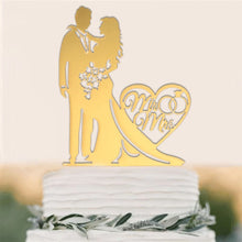 Load image into Gallery viewer, Acrylic Baking Decoration Happy Birthday Cake Topper  Wedding &amp; Engagement  Bride &amp; Groom  Boy &amp; Girl   Party  Anniversary
