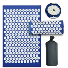 Load image into Gallery viewer, Acupuncture Back Massage Mat with Needles Lotus Spike Mat Kuznetsov's Applicator Yoga Mat Relieve Neck and Back Massager

