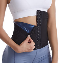 Load image into Gallery viewer, Adjustable Sauna Slimming Belt for Women Shaperwear Training Belly Sheath Corset Sweat Fat Burning Strap Body Shaper Weight Loss
