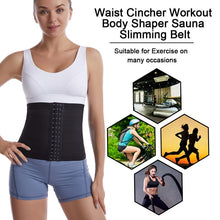 Load image into Gallery viewer, Adjustable Sauna Slimming Belt for Women Shaperwear Training Belly Sheath Corset Sweat Fat Burning Strap Body Shaper Weight Loss
