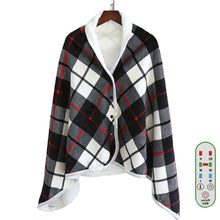 Load image into Gallery viewer, Adjustable Timing USB Electric Heated Blanket Warm Shawl Flannel Throw Blanket 140x80cm Winter Warm Home Heating Blanket
