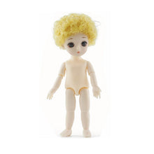 Load image into Gallery viewer, Adollya 16cm BJD Doll Nude Body Ball Jointed Swivel Doll 3D Eyes 13 Moveable Joints Body Make-up Princess 1/12 BJD Dolls
