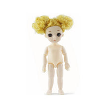 Load image into Gallery viewer, Adollya 16cm BJD Doll Nude Body Ball Jointed Swivel Doll 3D Eyes 13 Moveable Joints Body Make-up Princess 1/12 BJD Dolls
