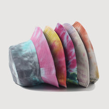 Load image into Gallery viewer, Adult Bucket Hat Fisherman Hat Reversible Fishing Hat Colourful Graffiti Bob Caps Hip Hop Creative Tie Dye Gorros Men Women
