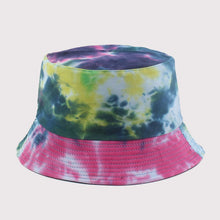 Load image into Gallery viewer, Adult Bucket Hat Fisherman Hat Reversible Fishing Hat Colourful Graffiti Bob Caps Hip Hop Creative Tie Dye Gorros Men Women
