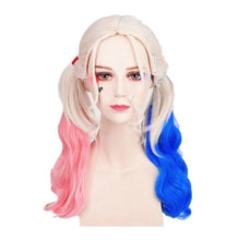 Load image into Gallery viewer, Adult Harley Cosplay Costumes Quinn Halloween T Shirt Bracer Jacket Belt With Wig New Year Party Clothes
