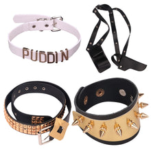 Load image into Gallery viewer, Adult Harley Cosplay Costumes Quinn Halloween T Shirt Bracer Jacket Belt With Wig New Year Party Clothes
