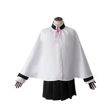 Load image into Gallery viewer, Adult Kids  Demon Slayer Kimetsu No Yaiba Woman Kimono Tsuyuri Kanao Cosplay Costume Butterfly Headdress
