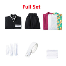 Load image into Gallery viewer, Adult Kids  Demon Slayer Kimetsu no Yaiba Tomioka Giyuu Cosplay Costume Kimono Halloween Clothes
