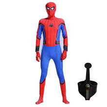 Load image into Gallery viewer, Adult Luxury Spiderman Jumpsuit Cosplay Costume Movie Superhero Miles Morales Raimi Fantasy Peter Parker Halloween Costume
