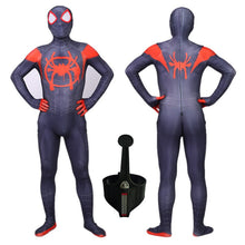 Load image into Gallery viewer, Adult Luxury Spiderman Jumpsuit Cosplay Costume Movie Superhero Miles Morales Raimi Fantasy Peter Parker Halloween Costume
