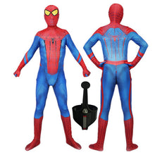 Load image into Gallery viewer, Adult Luxury Spiderman Jumpsuit Cosplay Costume Movie Superhero Miles Morales Raimi Fantasy Peter Parker Halloween Costume
