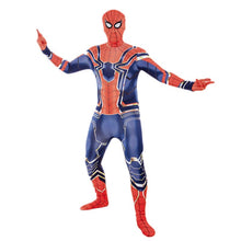 Load image into Gallery viewer, Adult Luxury Spiderman Jumpsuit Cosplay Costume Movie Superhero Miles Morales Raimi Fantasy Peter Parker Halloween Costume
