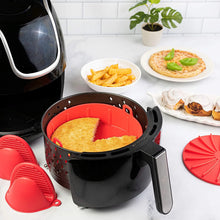 Load image into Gallery viewer, Air Fryer Silicone Pot Mini Oven Mitts Replacement Basket Non-stick Pan Tray Air Fryer Accessories For 3 to 5 QT
