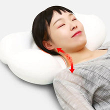 Load image into Gallery viewer, All-round Neck Massage Pillow Sleeping Memory Foam Egg Shaped Head Massage Pillow Soft Cushion Neck Stretcher Shoulder Relaxer
