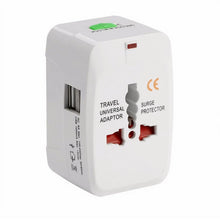 Load image into Gallery viewer, All in One Universal International Plug Adapter 2 USB Port World Travel AC Power Charger Adapter AU US UK EU Converter
