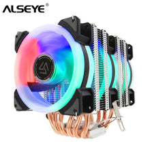 Load image into Gallery viewer, Cooling Fan CPU Cooler 6 Heatpipe with RGB 4pin CPU Fan
