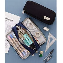 Load image into Gallery viewer, Pencil Case Double Sided Pen Bag Color Dual Canvas Pocket Storage Bag Pouch Stationery
