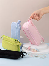 Load image into Gallery viewer, Pencil Case Novelty Slot Net Pens Holder Handle Storage Pouch Organizer for Stationery School
