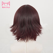 Load image into Gallery viewer, 【AniHut】Megumin Cosplay Wig Anime God's Blessing on this Wonderful World Synthetic Dark Red Hair  Cosplay Costumes Hair
