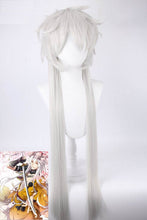 Load image into Gallery viewer, Anime 65CM Long Anime Kuroshitsuji Black Butler Undertaker Under taker Heat Resistant Hair Cosplay Costume Wig
