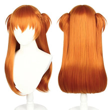 Load image into Gallery viewer, Anime Asuka Langley Soryu Cosplay Wig Long Orange Heat Resistant Costume Synthetic Hair Women Headwear
