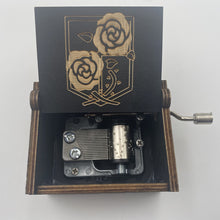 Load image into Gallery viewer, Attack On Titan Wings of Liberty Scout Regiment Theme Handmade Engraved Wooden Music Box Crafts Cosplay
