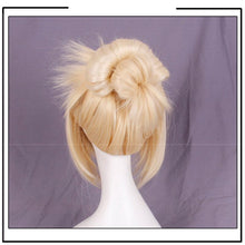 Load image into Gallery viewer, Anime Attack on Titan Cosplay Wig  Annie Leonheart Women Girls Blond Synthetic Hair Halloween Party Cosplay Wigs + Wig Cap
