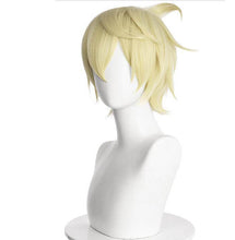 Load image into Gallery viewer, Anime Bennett Wig Game Genshin Impact Cosplay Golden Short Heat Resistant  Hair Pelucas Anime Costume Role Play Wigs
