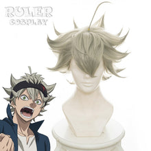 Load image into Gallery viewer, Anime Black Clover Asta Gridelin Short Wig Cosplay Accessory Heat-resistant Fiber Cosplay Wig Costume Prop + Free Wig Cap
