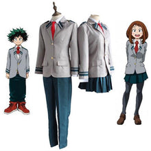 Load image into Gallery viewer, Anime Boku No Hero Academia Midoriya Izuku Bakugou Katsuki Gray My Hero Academia OCHACO URARAKA School Uniform Cosplay Costumes
