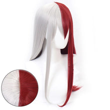 Load image into Gallery viewer, Anime Boku No Hero Academia Todoroki Shoto Cosplay Girls Dress Necklace Wig Woman Girl Skirt Headwear School Uniform

