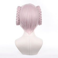 Load image into Gallery viewer, Anime Call of The Night Nanakusa Nazuna Cosplay Wig Yofukashi no Uta Braided Gray Purple Heat Resistant Hair Wigs + Wig Cap
