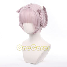 Load image into Gallery viewer, Anime Call of the Night Nazuna Nanakusa Cosplay Wig Light Pink Braid Hair Yofukashi no Uta Heat-resistant Fiber Hair Girls Women
