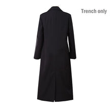 Load image into Gallery viewer, Anime Chainsaw Man Makima Cosplay Costume Black Trench Shirt Tie Pants Makima Wig Long Light Red Braid Men Women Suit Uniform
