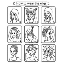 Load image into Gallery viewer, Anime Chainsaw Man Makima Cosplay Halloween Long Ladies Wig Braided Cosplay Heat Resistant Synthetic Anime Wig + Wig Cap
