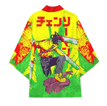 Load image into Gallery viewer, Chainsaw Man Pochita Denji Cosplay Costume Coat Uniform Cloak Tops Kimono Haori Shirt Unisex
