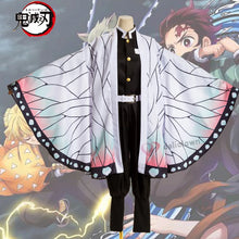 Load image into Gallery viewer, Anime Cosplay Demon Slayer: Kimetsu no Yaiba Kochou Shinobu Costume Halloween Women Costume Kimetsu no Yaiba Cosplay
