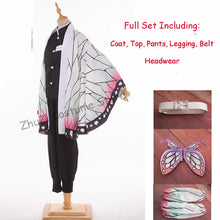 Load image into Gallery viewer, Anime Cosplay Demon Slayer: Kimetsu no Yaiba Kochou Shinobu Costume Halloween Women Costume Kimetsu no Yaiba Cosplay
